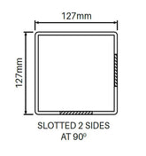 127MM X 127MM 90 Degrees post - 3 Rail Hampton Fencing Post, 7 Year Warranty